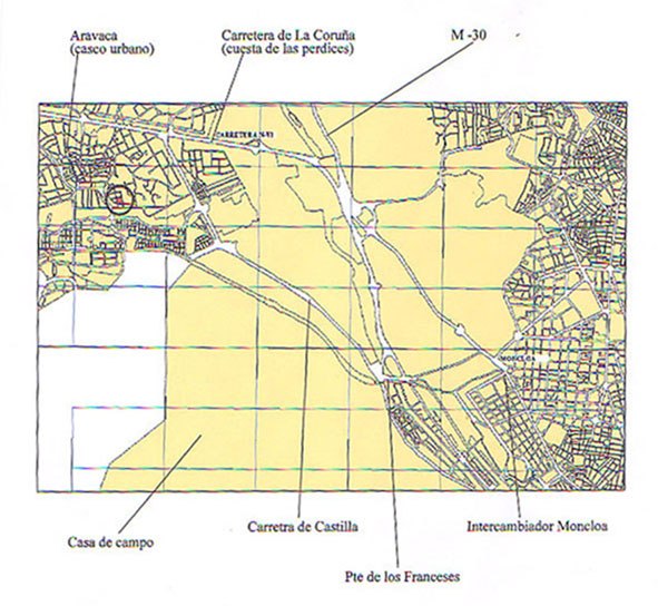 Plano localización - Promoción Inmobiliaria Alfar / Sextante